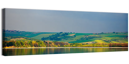Liptovska Mara Lake Reflection Wall Art