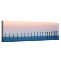 Coastal Wind Farm at Dusk Wall Art