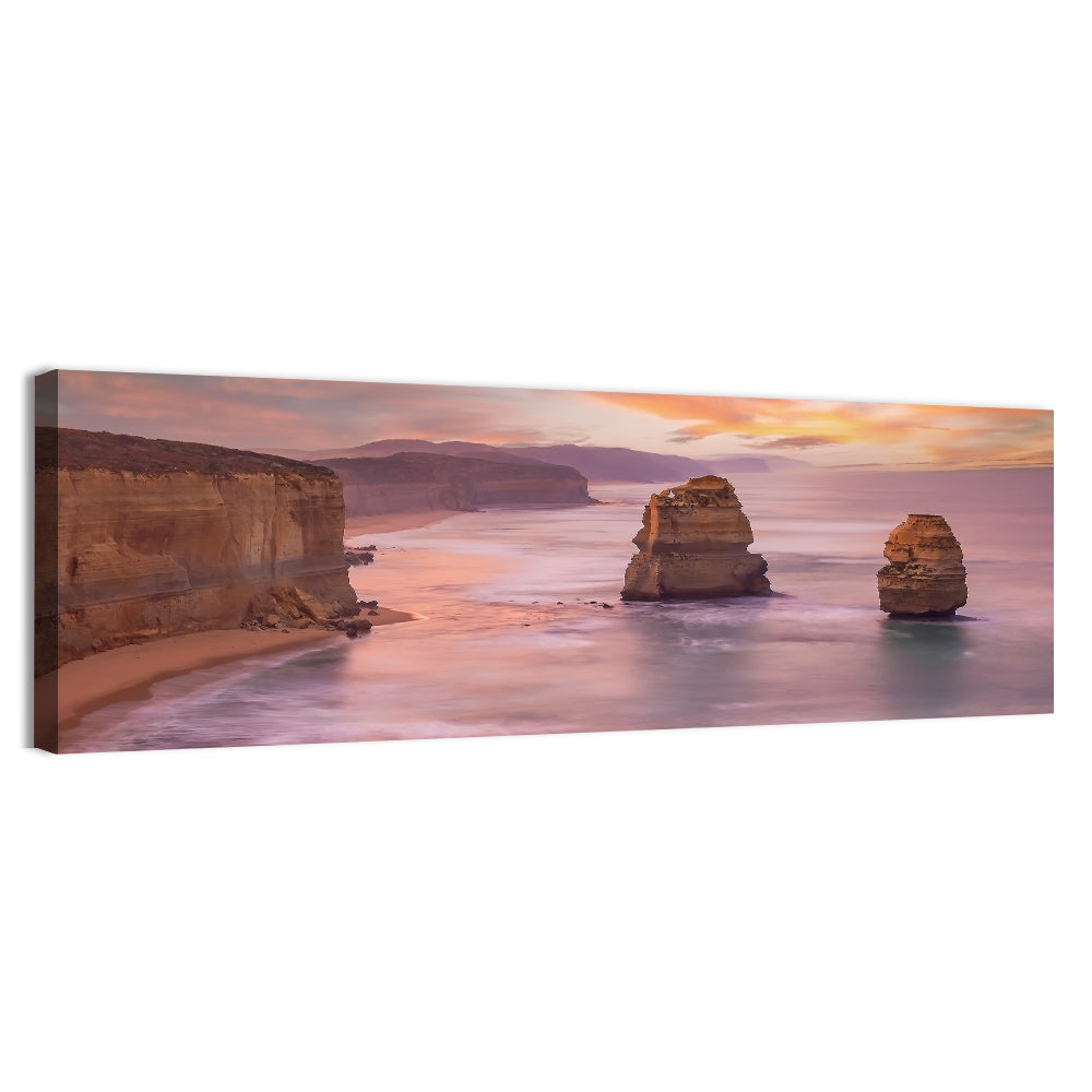 Twelve Apostles Sunset Sea Stacks Wall Art