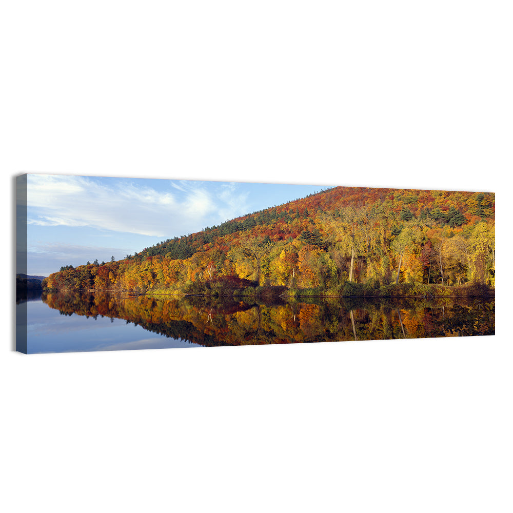 Connecticut River Wall Art, canvas print, panoramic