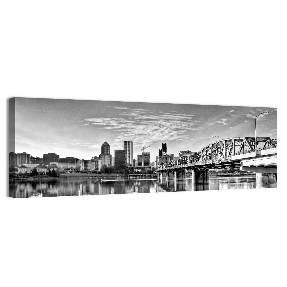 Portland Hawthorne Bridge Skyline Wall Art