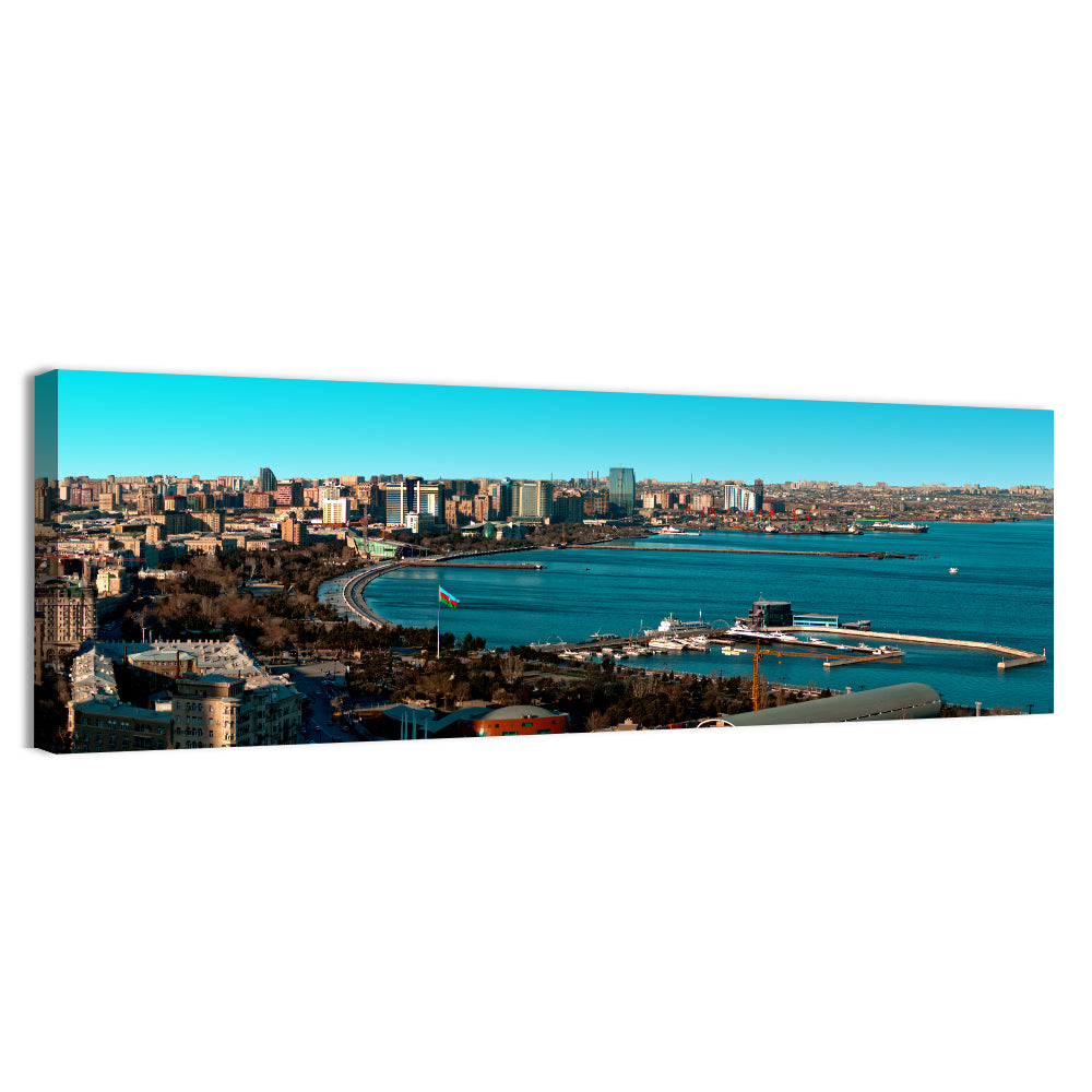 Baku Bay Panorama Wall Art