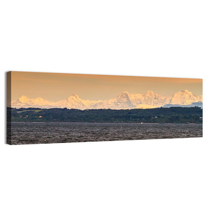 Lake Neuchatel Golden Hour Wall Art
