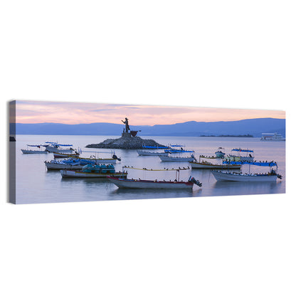 Lake Chapala Islet Sunrise Wall Art