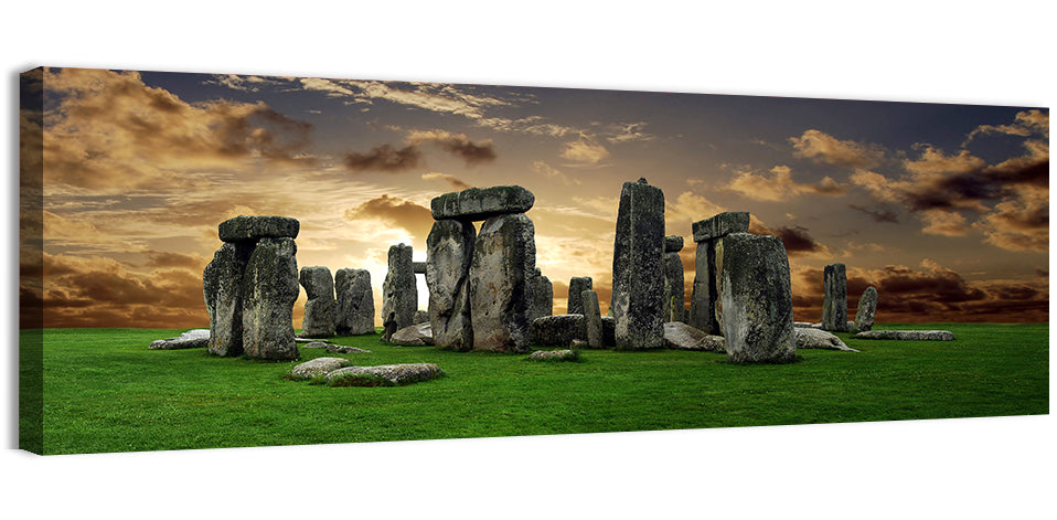 Stonehenge at Sunset Wall Art