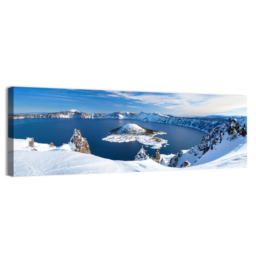 Crater Lake with Wizard Island Wall Art