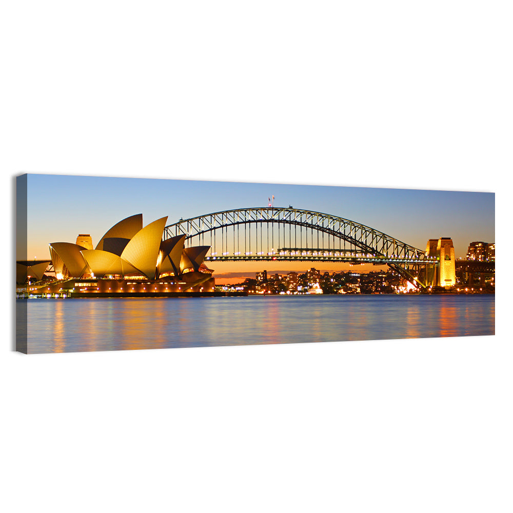 Sydney Harbour Bridge and Opera House Wall Art