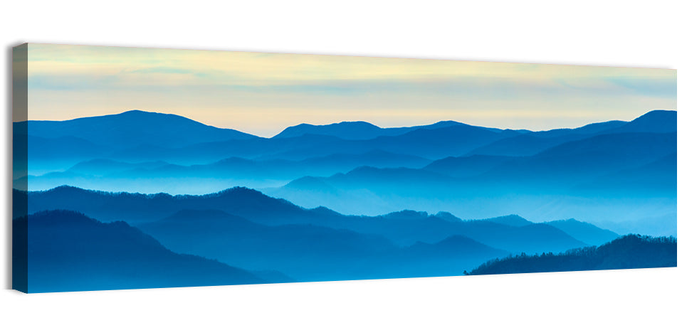 Smoky Mountain Layers at Dawn Wall Art