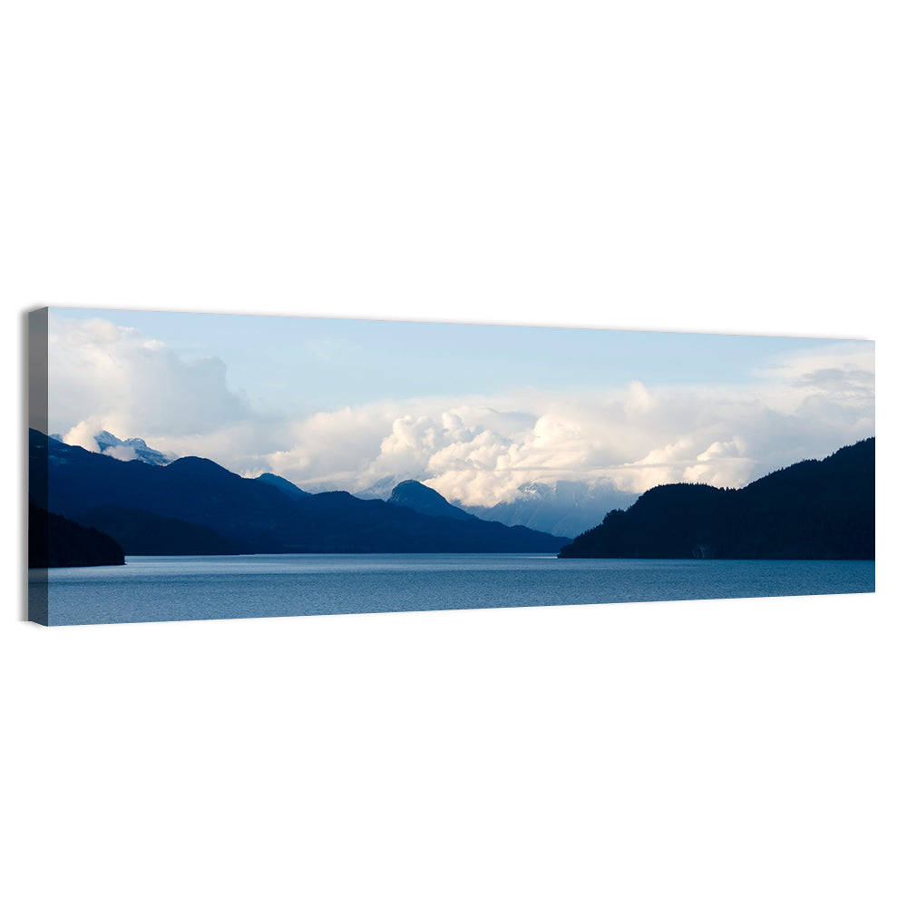 Harrison Lake Morning Clouds Wall Art