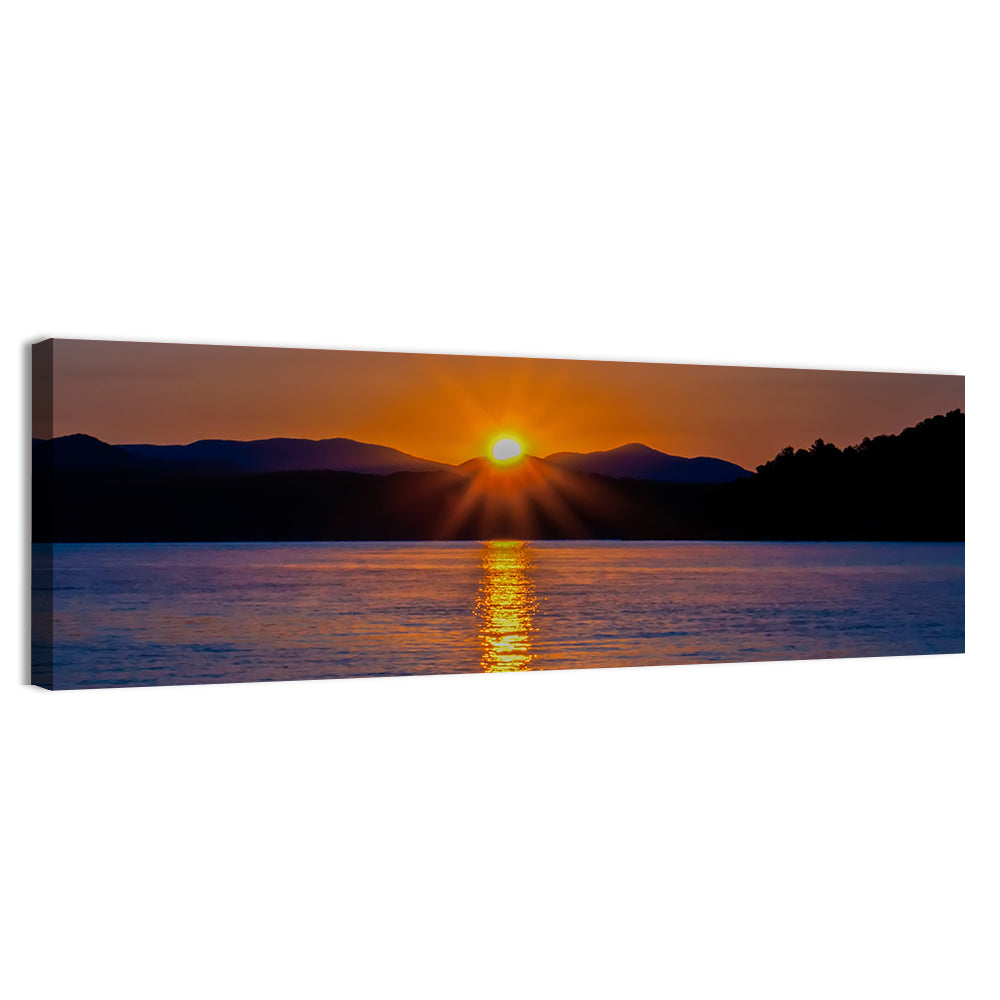 Lake Jocassee Golden Sunrise Wall Art
