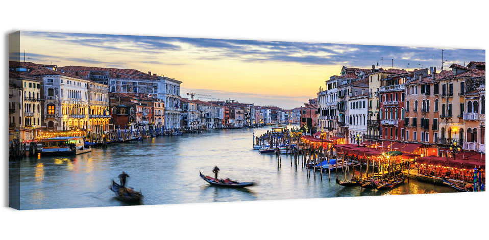 Venice Grand Canal at Twilight Wall Art