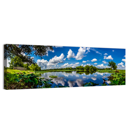 Brazos Bend Lake Reflection Wall Art