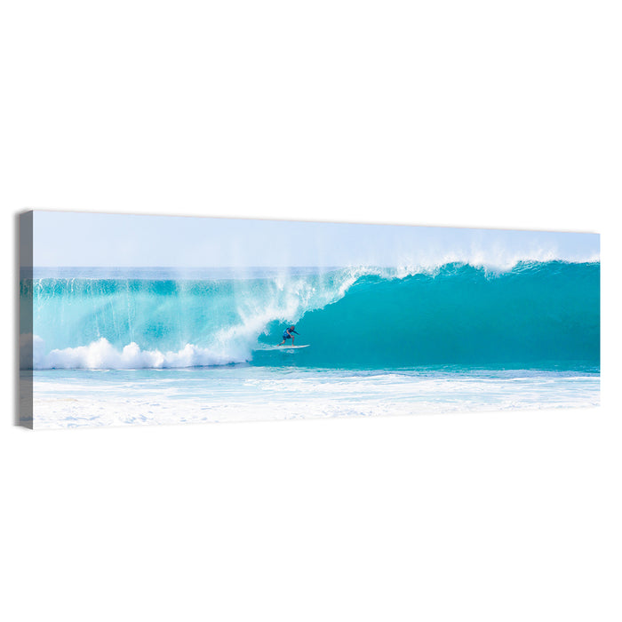 Billabong Pro Pipeline Barrel Wall Art as a canvas print