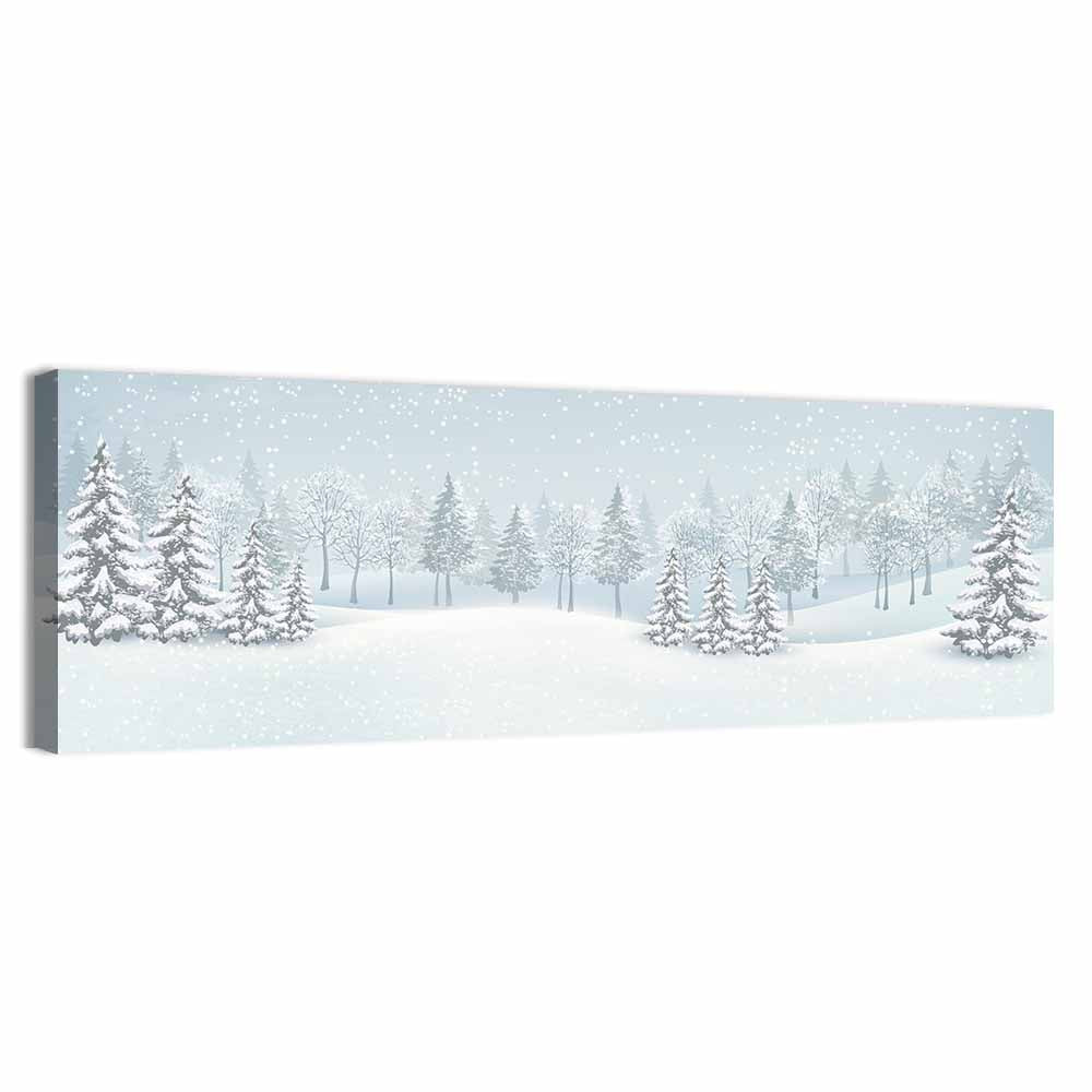Winter Wonderland Illustration Wall Art