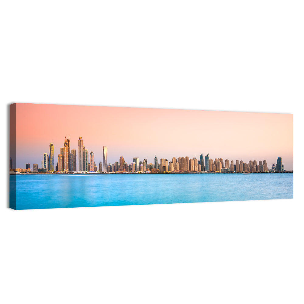 Dubai Marina Skyline Wall Art