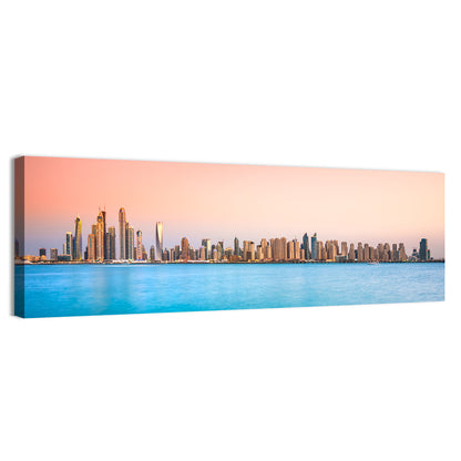 Dubai Marina Skyline Wall Art