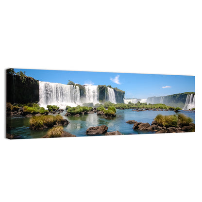 Iguazu River and Falls, Foz Do Iguaçu Wall Art