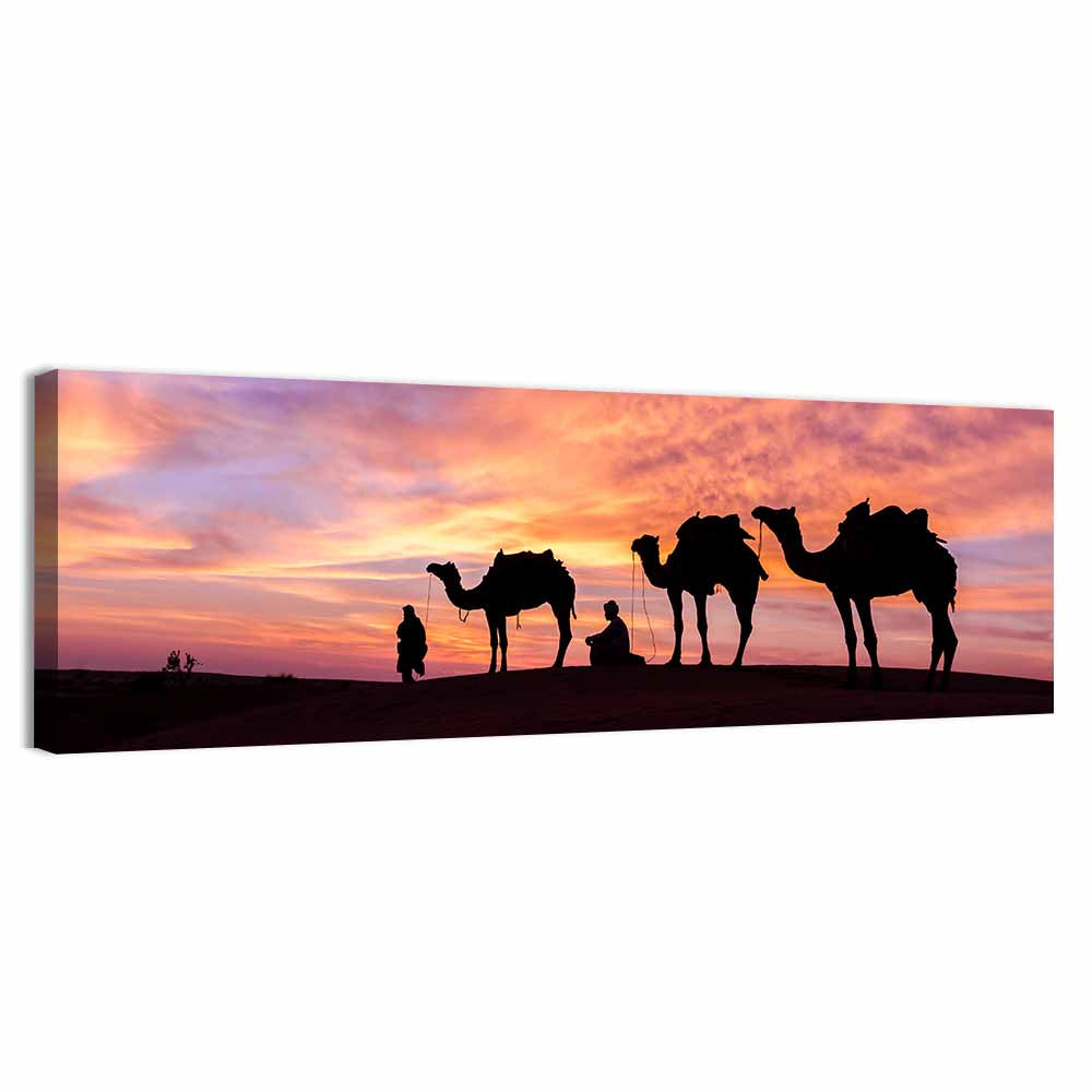 Rajasthan Desert Sunset Wall Art