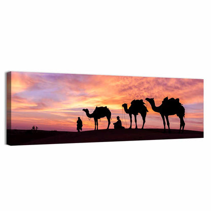 Rajasthan Desert Sunset Wall Art