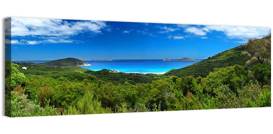 Wilsons Promontory Coastal Panorama Wall Art, canvas print, panoramic