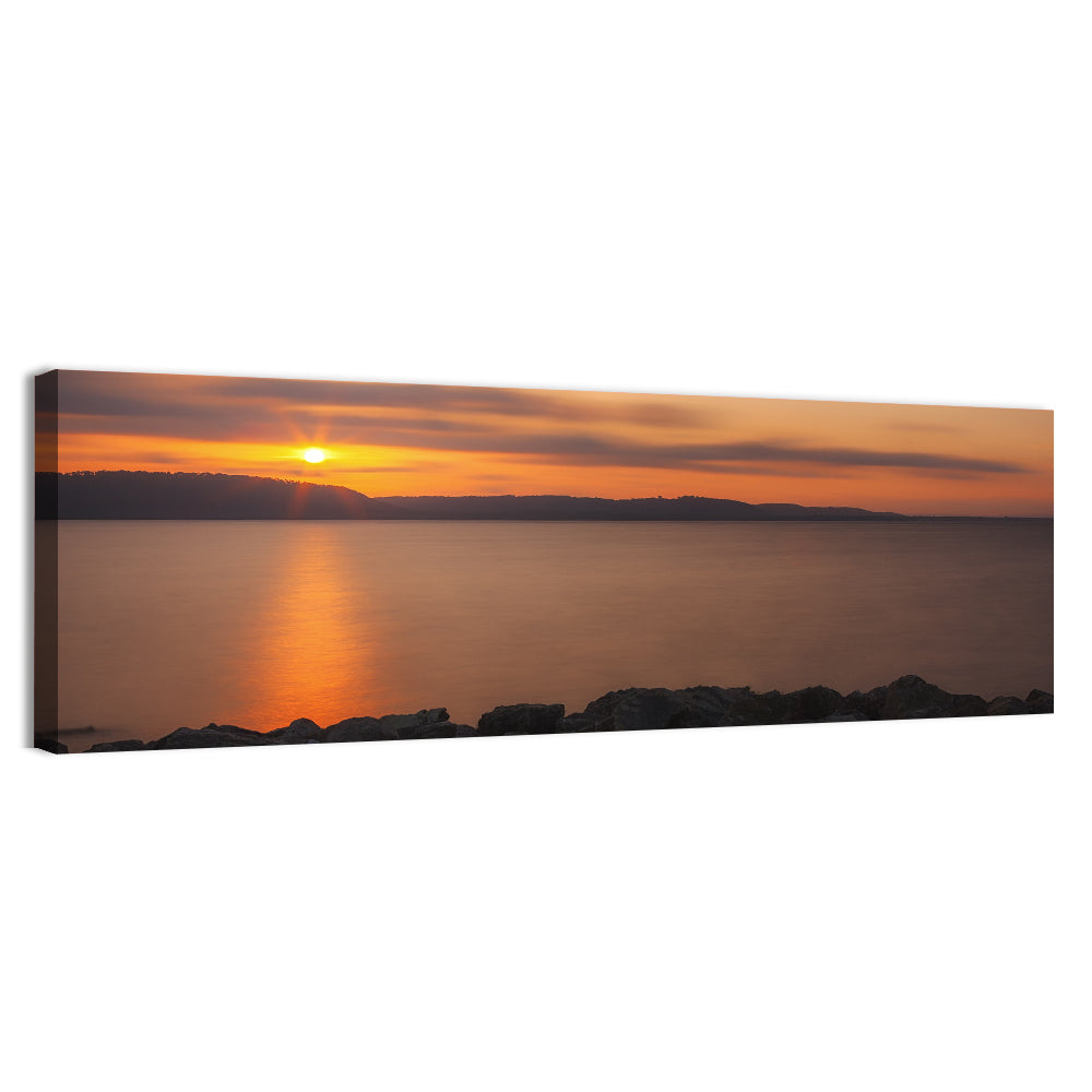 Lake Pepin Golden Sunrise Wall Art