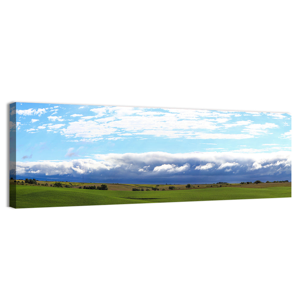 Storm Clouds Over Iowa Fields Wall Art