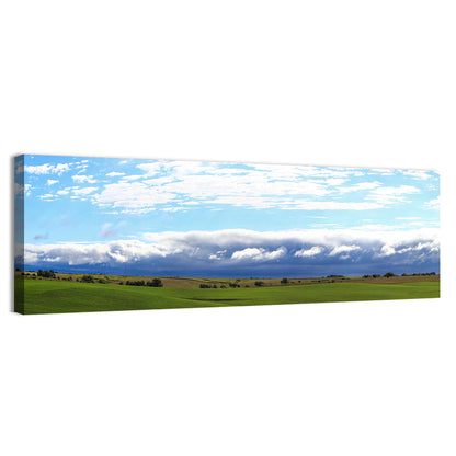 Storm Clouds Over Iowa Fields Wall Art