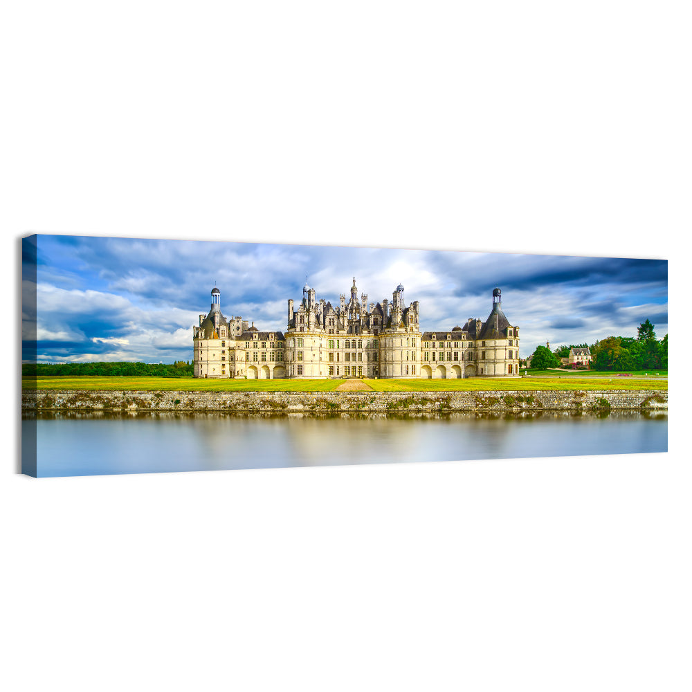 Château De Chambord Reflection Wall Art