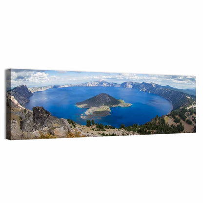 Crater Lake Rim View Wall Art