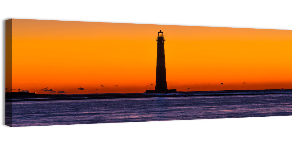 Lighthouse Sunset Wall Art