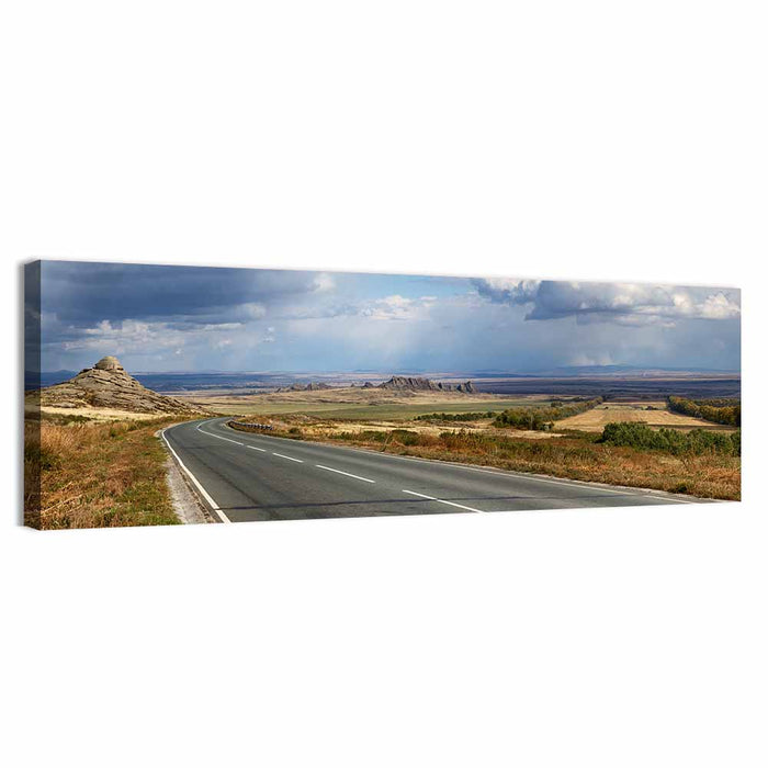 East Kazakhstan Road Wall Art as a canvas print