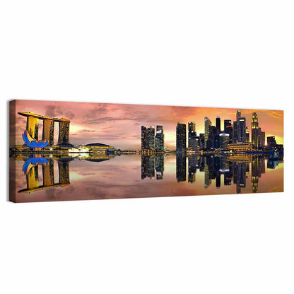 Singapore Skyline Wall Art