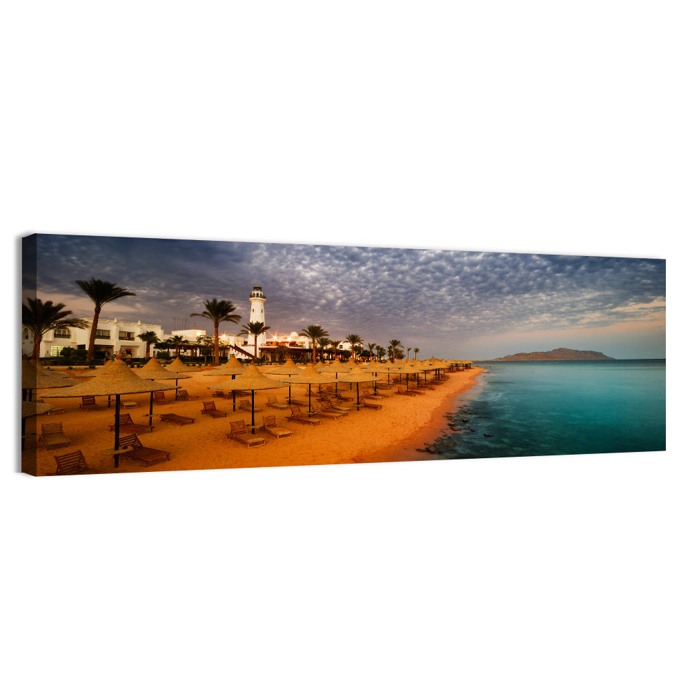 Sharm El Sheikh Beach at Dusk Wall Art
