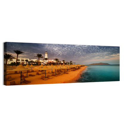 Sharm El Sheikh Beach at Dusk Wall Art