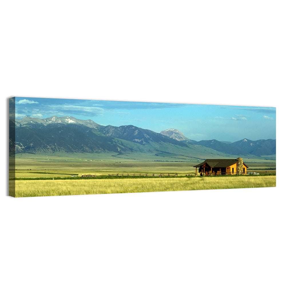 Montana Mountain Ranch Wall Art