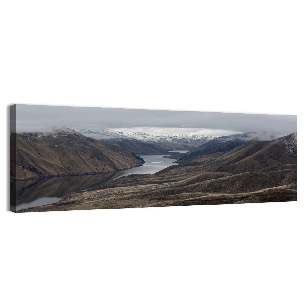 Snow-dusted Snake River Canyon Wall Art