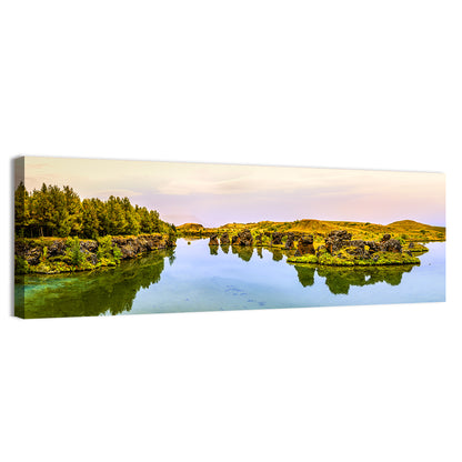 Lake Myvatn Reflections Wall Art