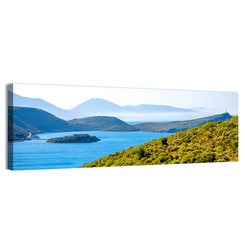 Porto Palermo Bay with Ali Pasha Castle Wall Art