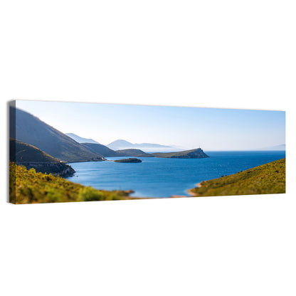 Coastal Cliffs and Lighthouse Bay Wall Art