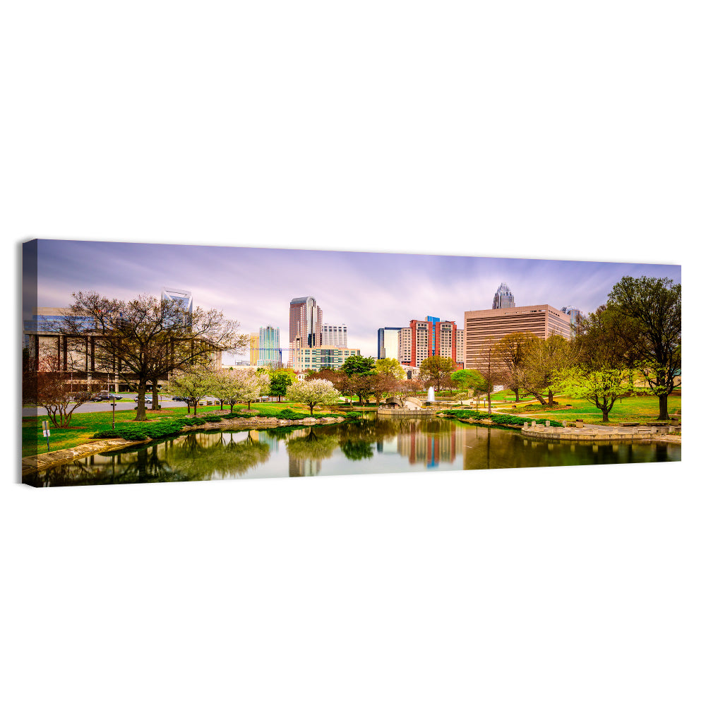 Charlotte Skyline at Marshall Park Wall Art