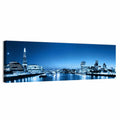 London Night Skyline, Thames Reflections Wall Art