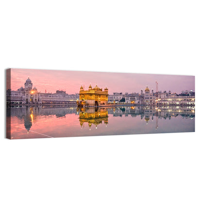 Golden Temple at Dusk, Amritsar Wall Art