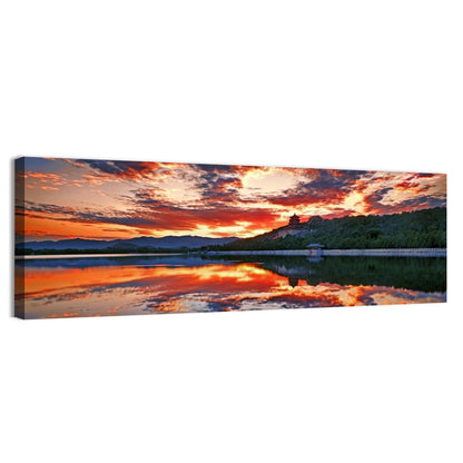 Kunming Lake Sunset, Summer Palace Wall Art