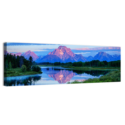 Oxbow Bend Dawn Reflection Wall Art