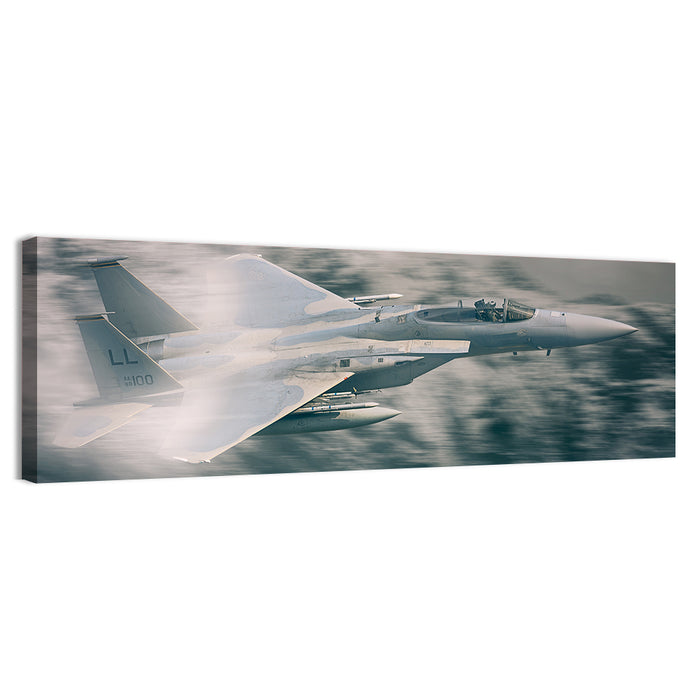 F-15 Fighter Jet Wall Art as a canvas print