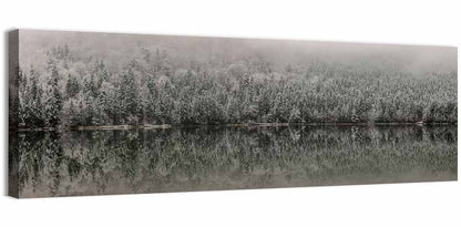 Saint Anna Lake Winter Fog Wall Art