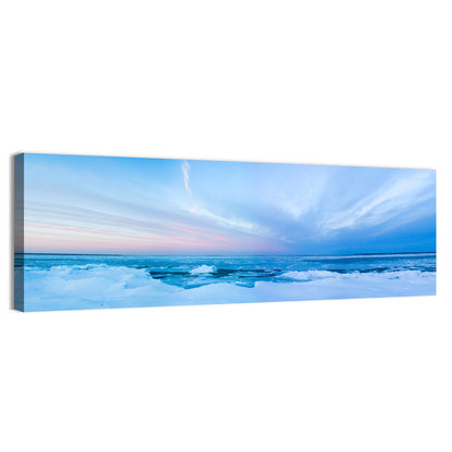 Frozen Blue Seascape Wall Art