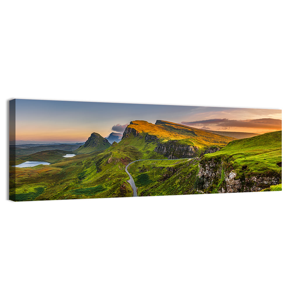 Quiraing Golden Hour, Isle of Skye Wall Art