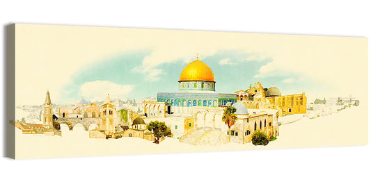 Golden Dome of the Rock, Jerusalem Wall Art