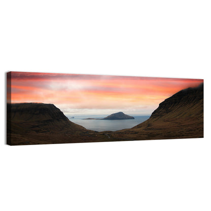 Klakkur Dusk Over Kalsoy Wall Art